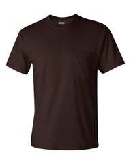 Gildan Mens NEW Size S-XL 2XL 3XL 4XL 5XL Pocket Tees 100% Cotton T-Shirts 2300