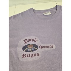 Purple Reigns “QUEENIE” Ann Arbor Pioneer High School T-Shirt size XL Vintage