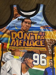 Headgear Classics Don’t Be a Menace Loc Dog Basketball Jersey Men’s L NWOT