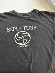 Vintage Sepultura Shirt Size L Rare Mexico Tour Soulfly Cavalera Conspiracy