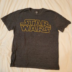 Star Wars Dark Slate Grey Adult Size Medium T-shirt Old Navy