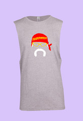 MENS WOMENS TEE TSHIRT SLEEVELESS HULK WRESTLING BUST HEAD FAN GIFT MANIA HOGAN