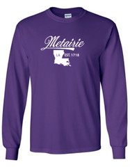 Metairie Louisiana T-Shirt Long Sleeve Graphic tee