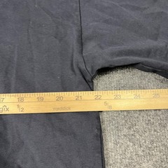 Fear Of God Shirt Mens XL Navy Blue 7 Back Graphic Made USA Cotton Flaw