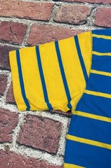 Vintage Striped Blank T Shirt Single Stitch St. John’s Bay Sport Pocket Tee L