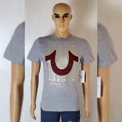 TRUE RELIGION LOUNGEWEAR GRAPHIC TSHIRT MEN’S LARGE SHOEHORSE LOGO PRINT SIZE S