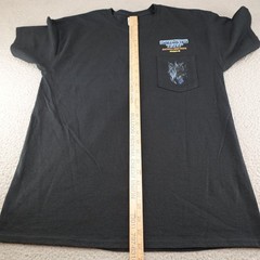 Bike Week Shirt Mens Large Black Wolf Eagle Native American Motorcycle Biker