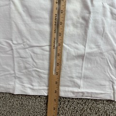 Calvin Klein Shirt Mens Small White Gray Square Block Short Sleeve Casual FLAW