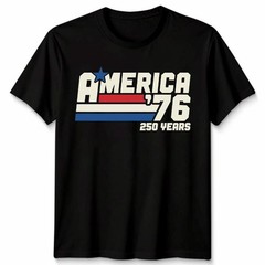 America 76 T-Shirt 250 Years US Independence Day 4th of July Patriotic Men Tee