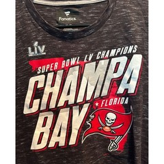 Fanatics Tampa Bay Buccaneers T-Shirt XL Men’s Charcoal Super Bowl LV Champa Bay