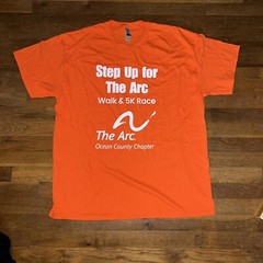 ARC Step Up for the Walk Charity Fundraising Event Orange 2024 T-Shirt S Small