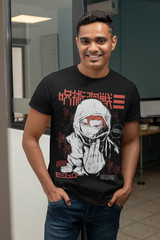 Yuji T-shirt Itadori Todo Jujutsu Kaisen Gojo Horror Anime Black Shirt All Size.