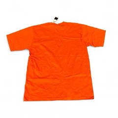 Y2K Karl Kani v neck tee Sz L NWT Grunge Skater Hip Hop Deadstock Orange