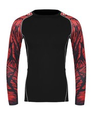Men’s UPF 50+ Rash Guard Shirts Long Sleeve Swim Shirt Quick Dry Surfing/Diving