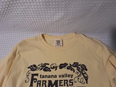 Fairbanks Alaska Farmers Market Souvenir Long Sleeve T-shirt Size S