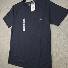 DICKIES Fast Dry Shirt Mens MEDIUM Blue WORK WEAR POCKET OUTDOORS Fishing NWT
