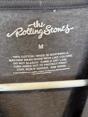 The Rolling Stones T-Shirt Grey Size Medium M 2022 Rock Band Shirt RN# 102050