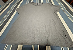 Lot of 2, XXL Men’s Tees-Soft Calvin Klein Gray, & White w/Gray Adidas Graphic