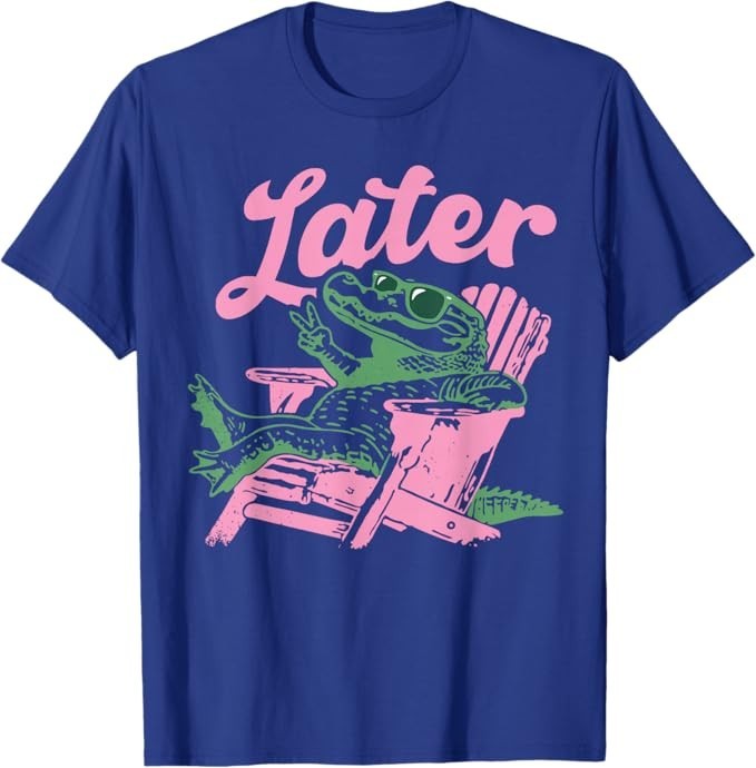 See You Later Teacher Summer Alligator Last Day of School T-Shirt