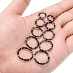 10PCS 14G Stainless Steel Hinged Clicker Segment Septum Nose Lip Ring Hoop Ca…
