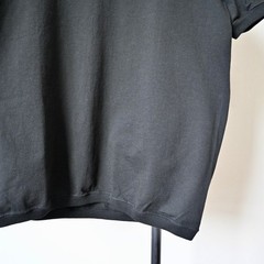UNUSED, GOODWEAR CUFF AND HEM RIB heavyweight t-shirt made in USA, black, size L