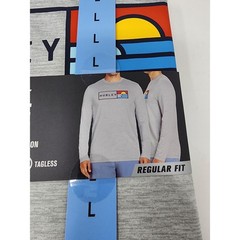 Hurley Mens UV Tee Long Sleeve Gray Poly Blend Athletic Workout Stretch Size L
