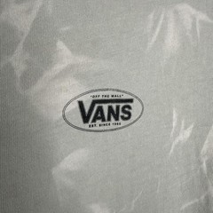 VANS Reflectionz Unisex T-shirt Celadon Green/Water Wash Size M 100% Cotton