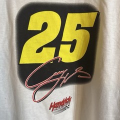 Vintage 2007 CASEY MEARS Flame Long Sleeve Shirt Men’s Large NASCAR Hendrick VTG