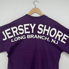 JERSEY SHORE Shirt Mens S LONG BRANCH NEW JERSEY NJ Summer Beach Cotton Purple