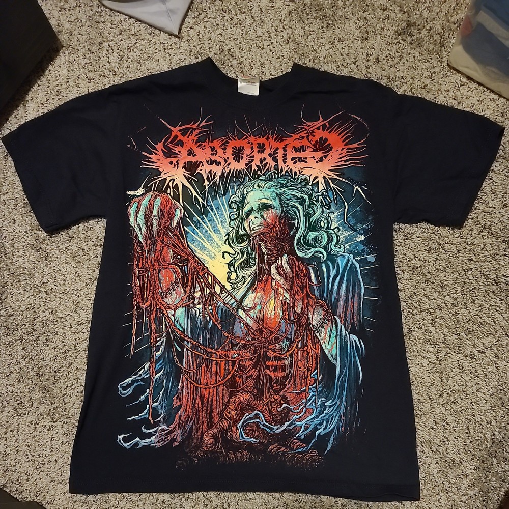 Aborted Medium M Death Metal T Shirt DeathCore Death Core. Ingested Disentomb