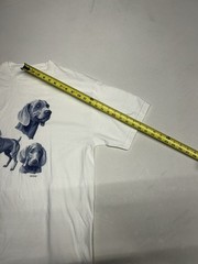 Vintage Wild Side Tshirt Adult XL White Weimaraner Front Graphic