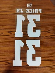 DIY-New York Giants CUSTOM Name & Number Jersey Kit-Personalized-Iron ons