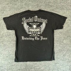 VINTAGE Social Outcast Shirt Mens L Black Iron Cross Skater Streetwear 90s Y2K