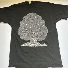 Vintage 90s Family Tree of RockNRoll Tee Mens XL 1994 Singlestich RARE