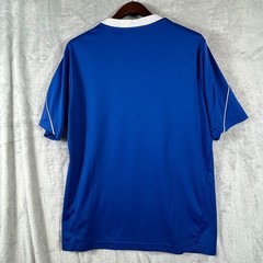 Adidas Mens ClimaCool Blue White Striped Soccer Athletic Shirt XL