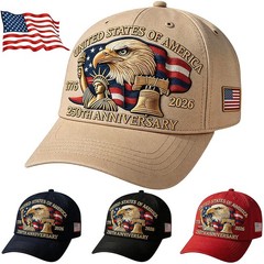 250th Anniversary USA Hat Adjustable United States 250th Anniversary Hat Ret…