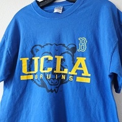 UCLA Bruins T-Shirt Blue Bear Gildan Sz L NCAA College Tee