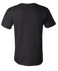 Bella + Canvas Unisex Short-Sleeve Cotton Jersey Black Small T-Shirt 3001C