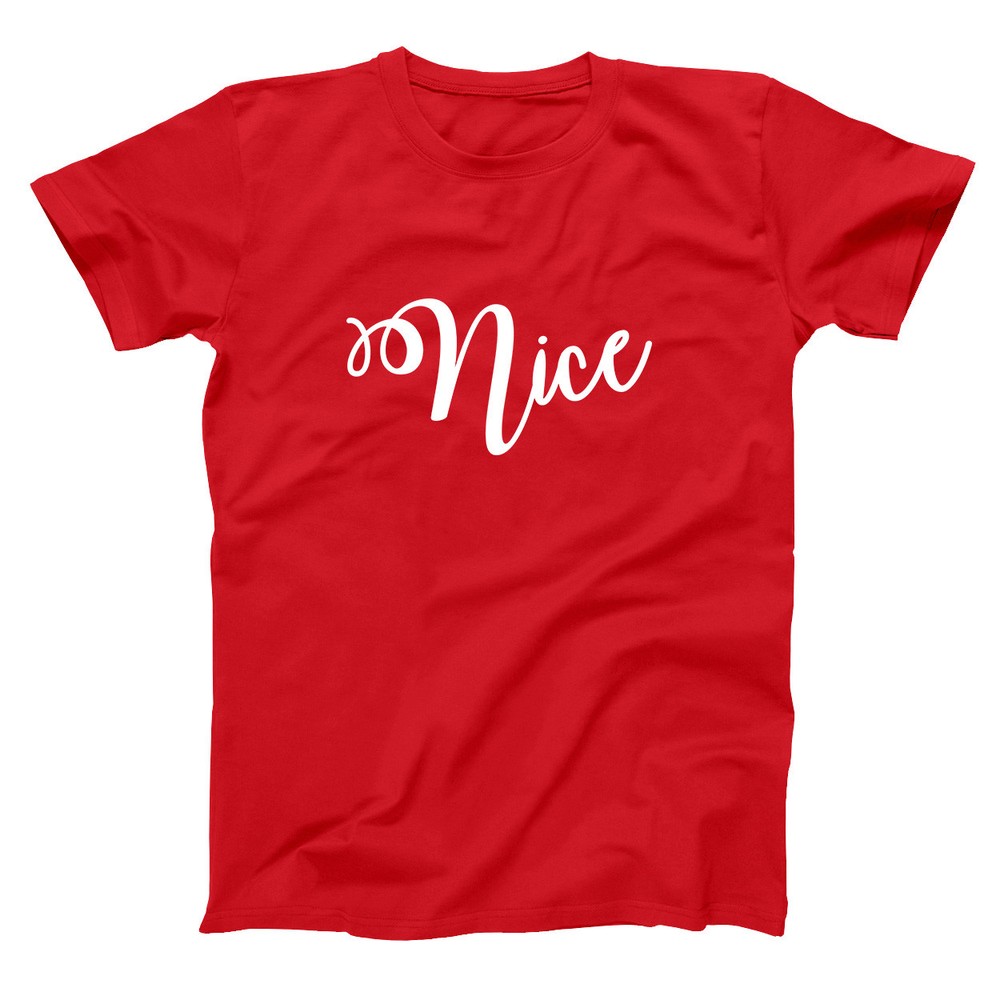 Nice Christmas Xmas Holidays Family Funny Couples Red Basic Men’s T-Shirt