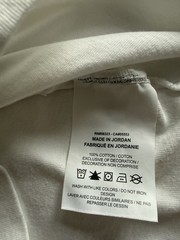 Nike Sportswear Club White Embroidered Logo T-Shirt Men’s Size M 100% Cotton