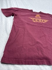 Bronson Mfg Ivy Style Heavyweight Short Sleeve T Shirt L Burgundy Tiger Choir