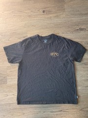 Billabong Men’s Black Graphic Logo Crew Neck Short Sleeve Cotton Knit Tee XL