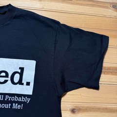 Vintage 90s Retired Funny Sarcastic Work Quote Humor Graphic T-Shirt USA – Large