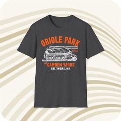 Oriole Park at Camden Yards Classic Cut Baseball T-Shirt – Baltimore Orioles