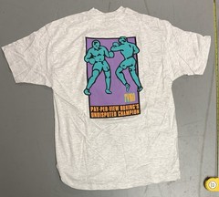 TVKO Pay-Per-View Boxing Champion Fight Of The Month-Double Sided T-Shirt XL New