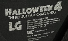 Halloween 4 Return Of Michael Myers Fright Rags Shirt Size Large L Horror OOP