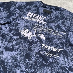 Adidas x Parley T Shirt Adult M Silver Violet AOP For The Oceans S/S Tee HR6995