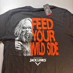 Jack Link’s Sasquatch Feed Your Wild Side Graphic T Shirt Mens Large NWT