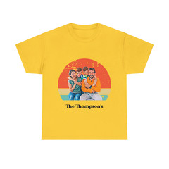 Customise Your Own Photo Unisex T-shirt – Retro Vintage Style