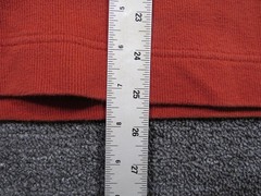 Gap Shirt Mens Large Orange Long Sleeve Crew Neck Classic Fit Casual Tee